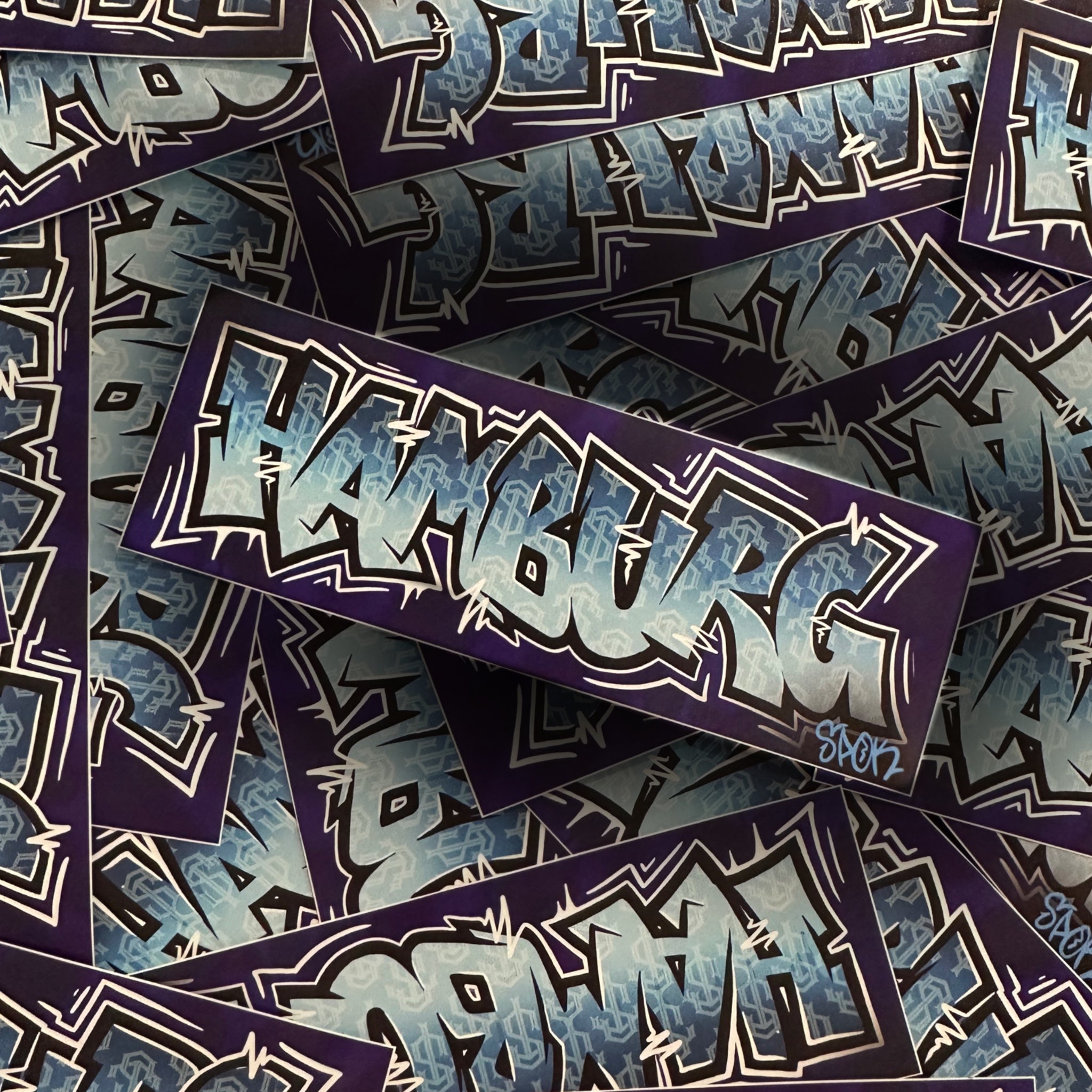 Sticker „Hamburg Graffiti“ (70 Stück)